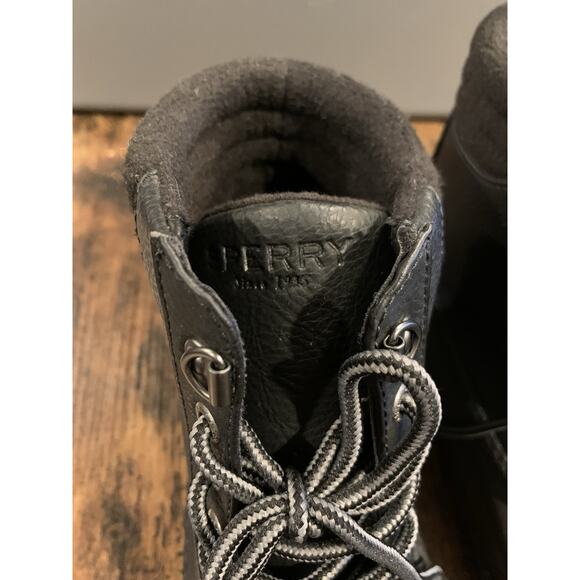 SPERRY AVENUE DUCK BOOT MENS SIZE 8M BLACK NEW - Picture 4 of 7